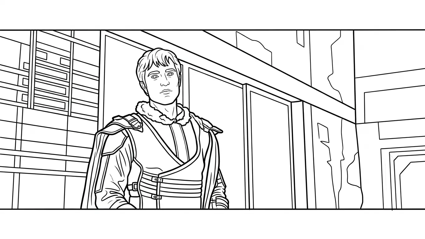 coloriage Odyssey et découpage à imprimer