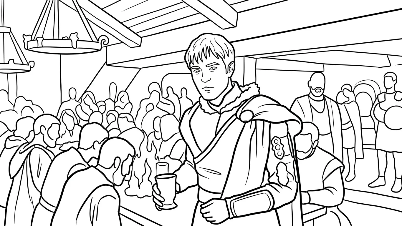coloriage Odyssey à imprimer pour enfant de 8 ans