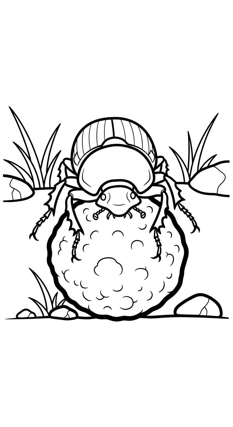 coloriage Scarabée en ligne