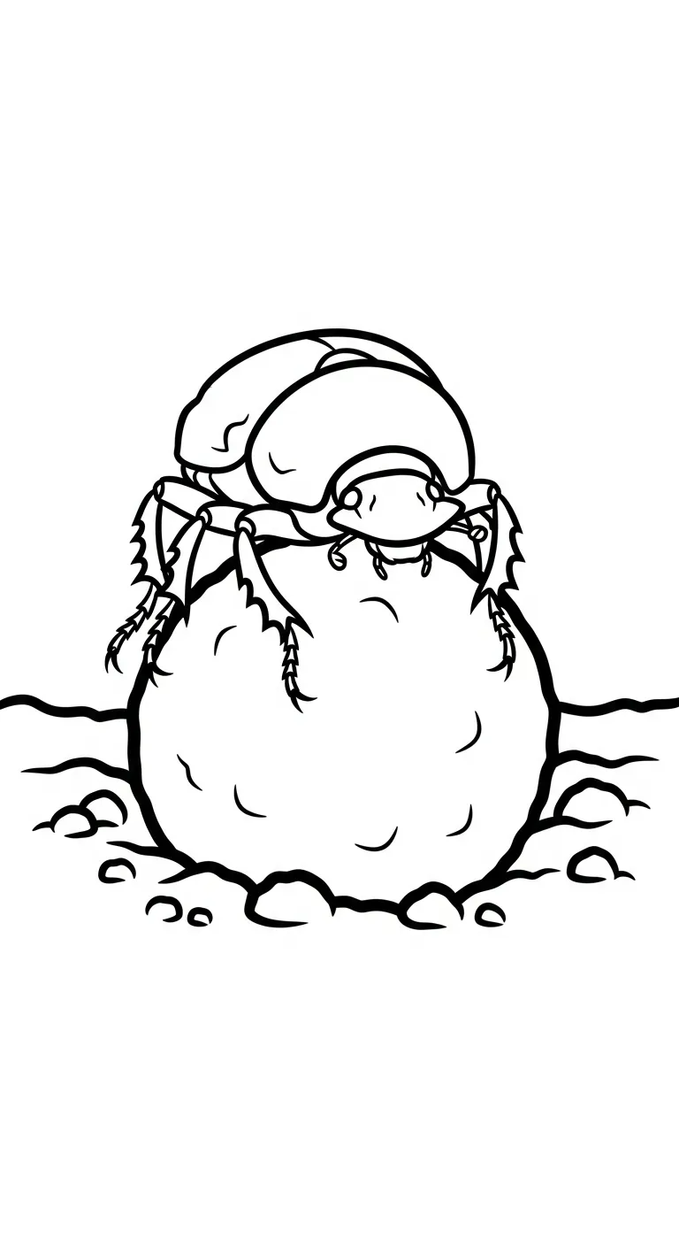 coloriage Scarabée a dessiner en ligne
