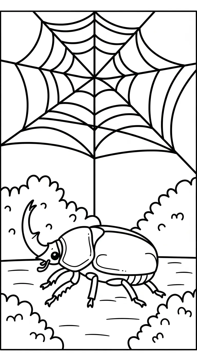 coloriage Scarabée a colorier en ligne gratuitement