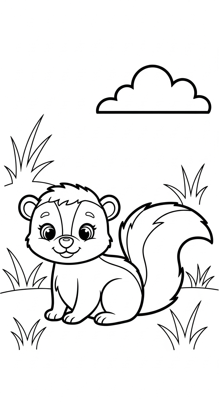 coloriage Mouffette et dessins