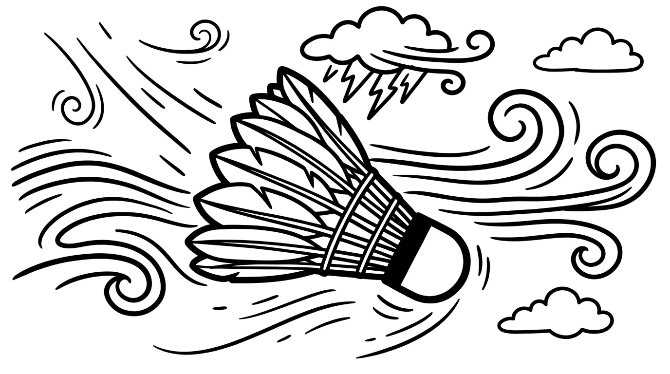 coloriage Badminton à imprimer pour enfant de 3 ans