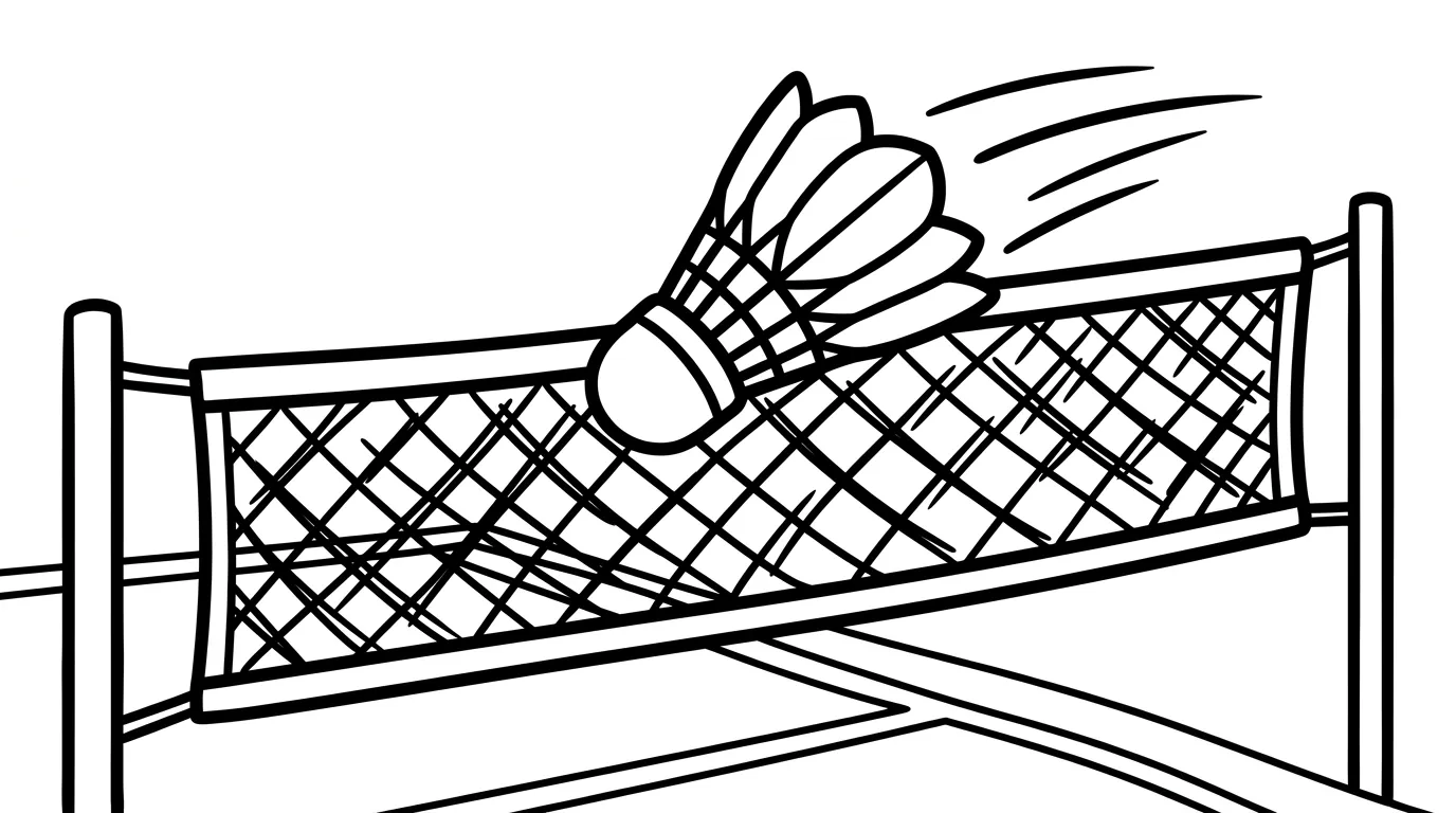 coloriage Badminton et apprentissage