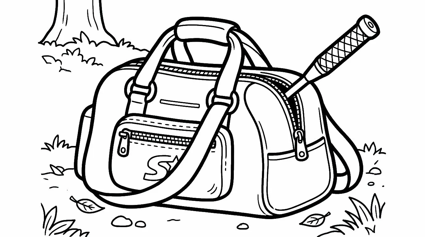 coloriage Badminton pour enfants à imprimer