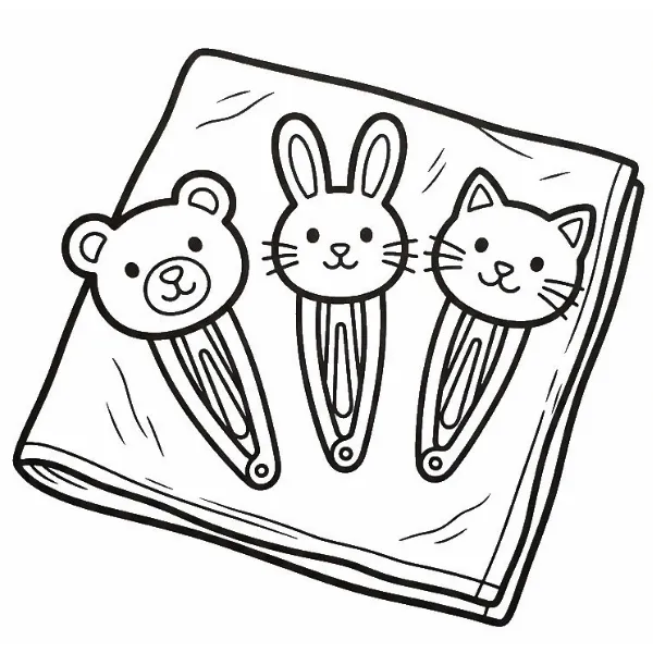 Coloriage Barrette