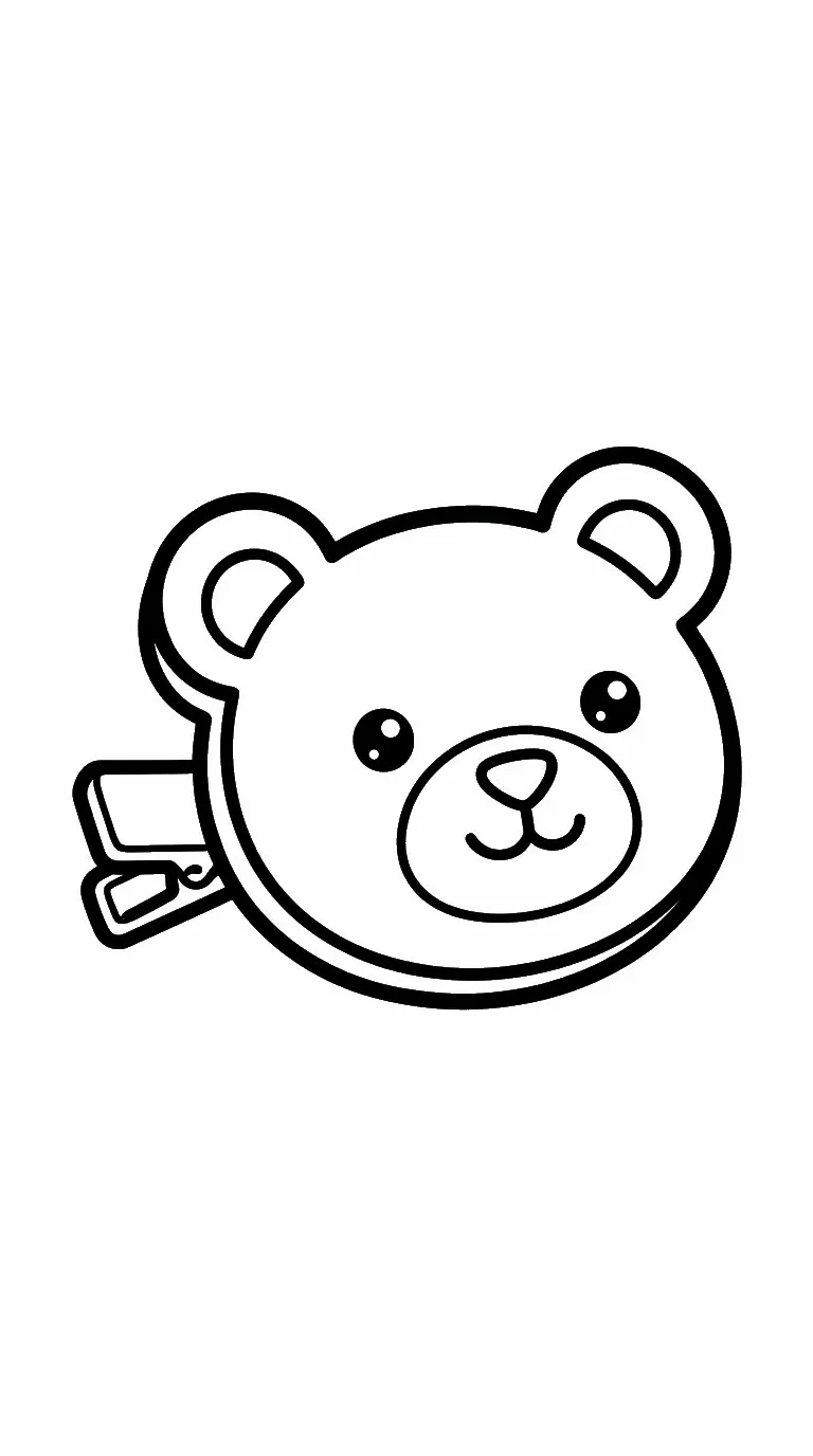 coloriage Barrette à imprimer pdf 1