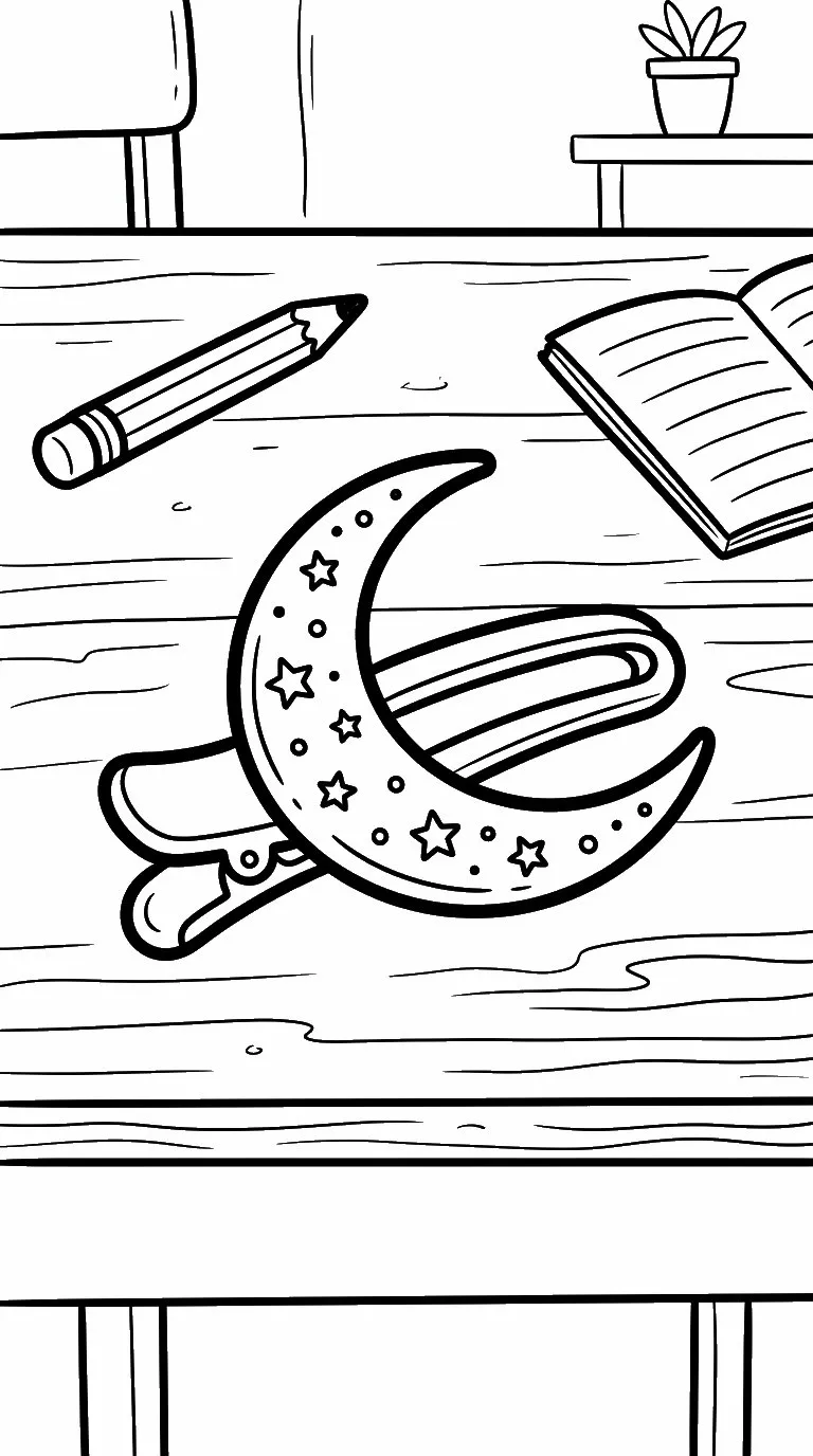 coloriage Barrette et dessin a imprimer