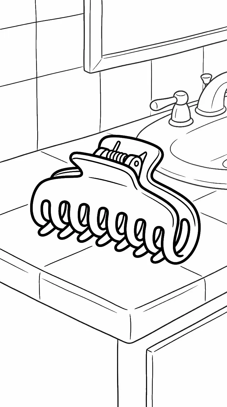 coloriage Barrette a colorier en ligne gratuitement
