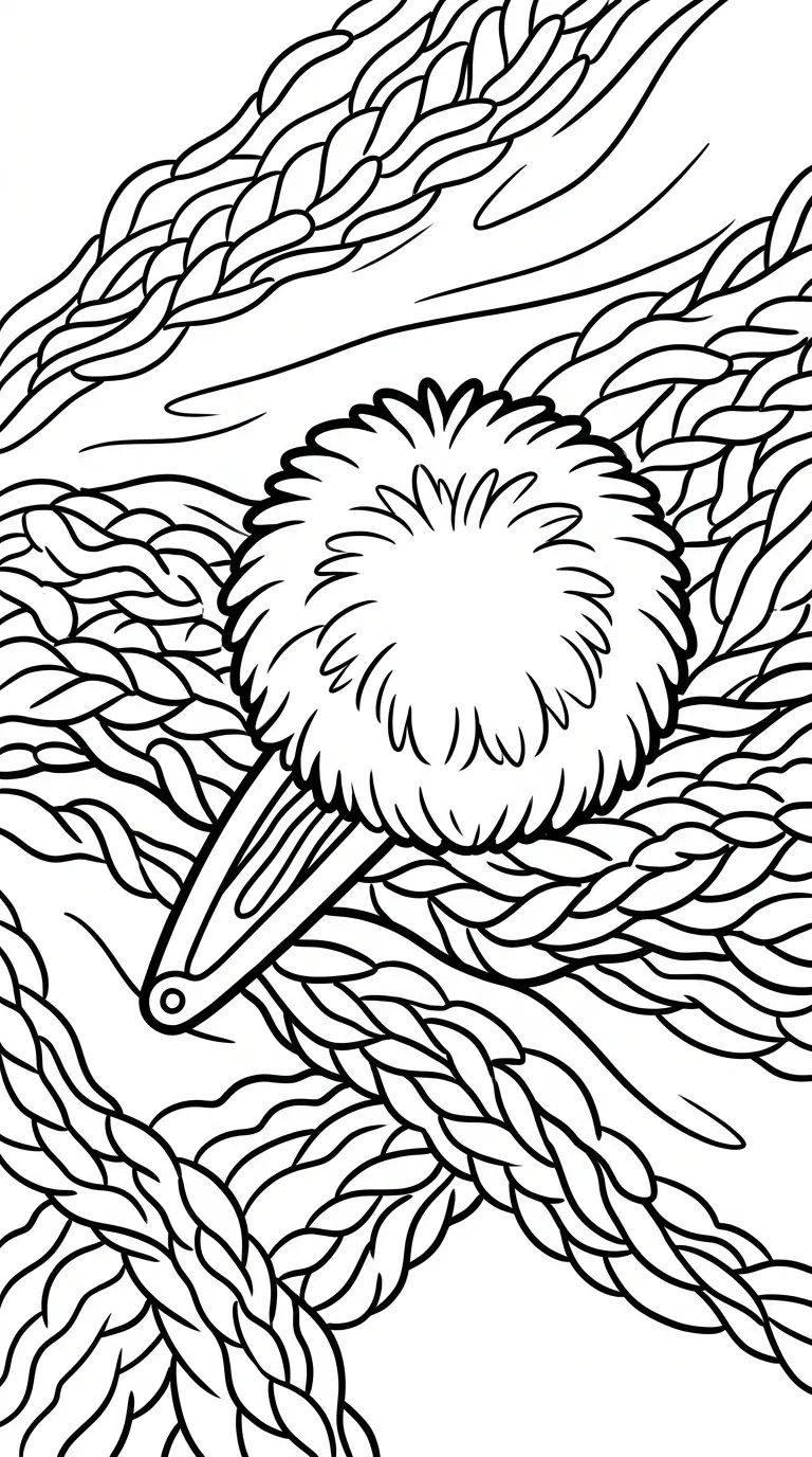 coloriage Barrette pour primaire 1