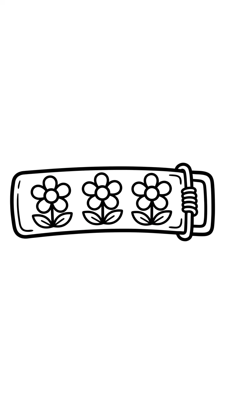 coloriage Barrette pour enfant