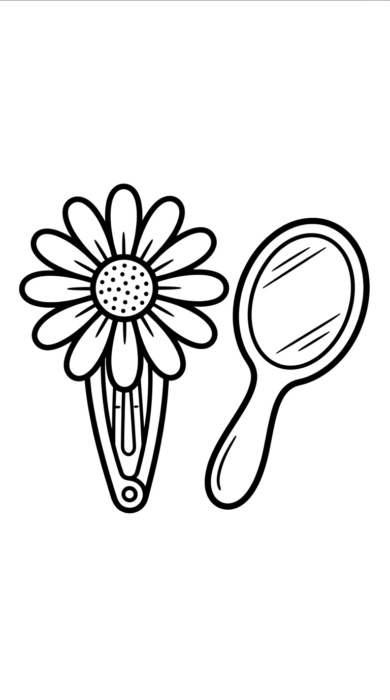 coloriage Barrette pour primaire 2