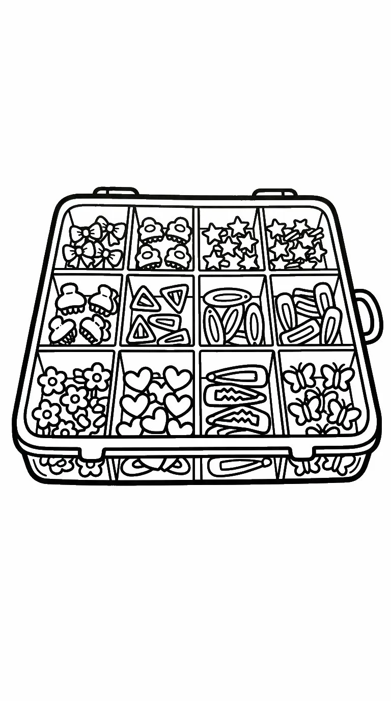 coloriage Barrette à imprimer pdf