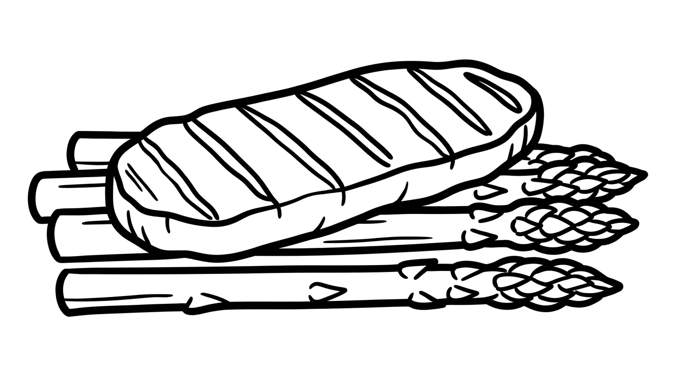 coloriage Bifteck a telecharger