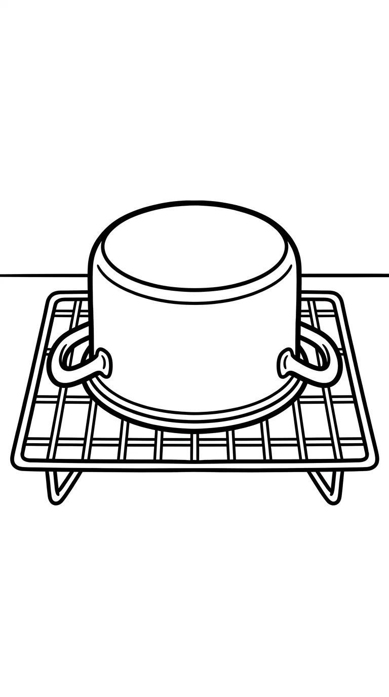 coloriage Casserole pour enfant gratuit