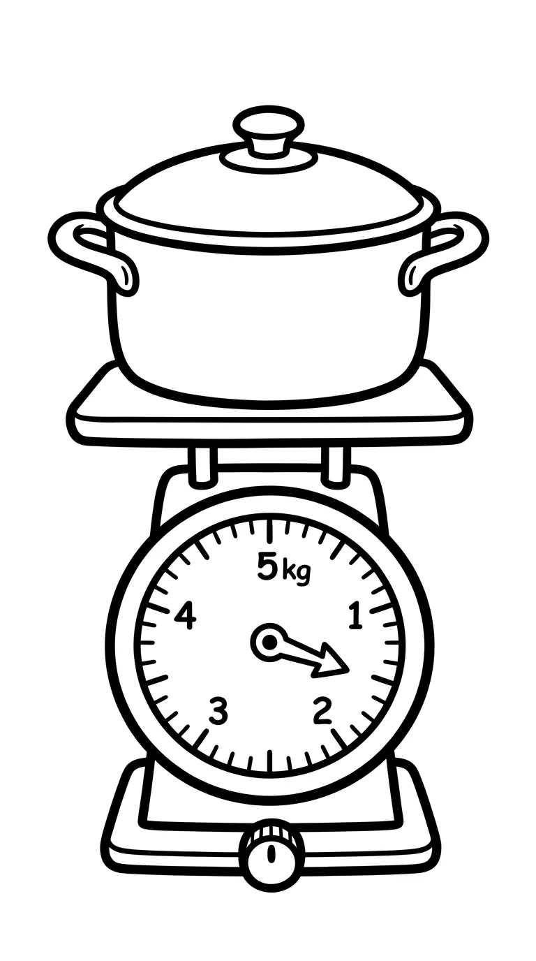 coloriage Casserole a imprimer gratuit
