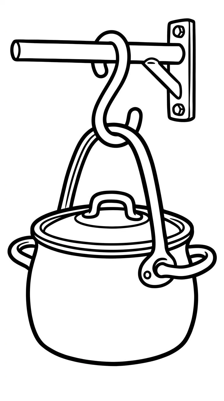 coloriage Casserole a colorier en ligne