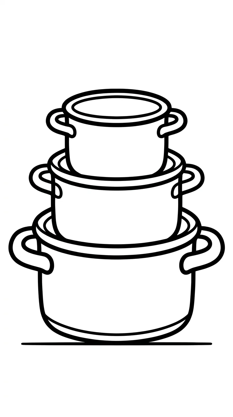 coloriage Casserole a dessiner en ligne