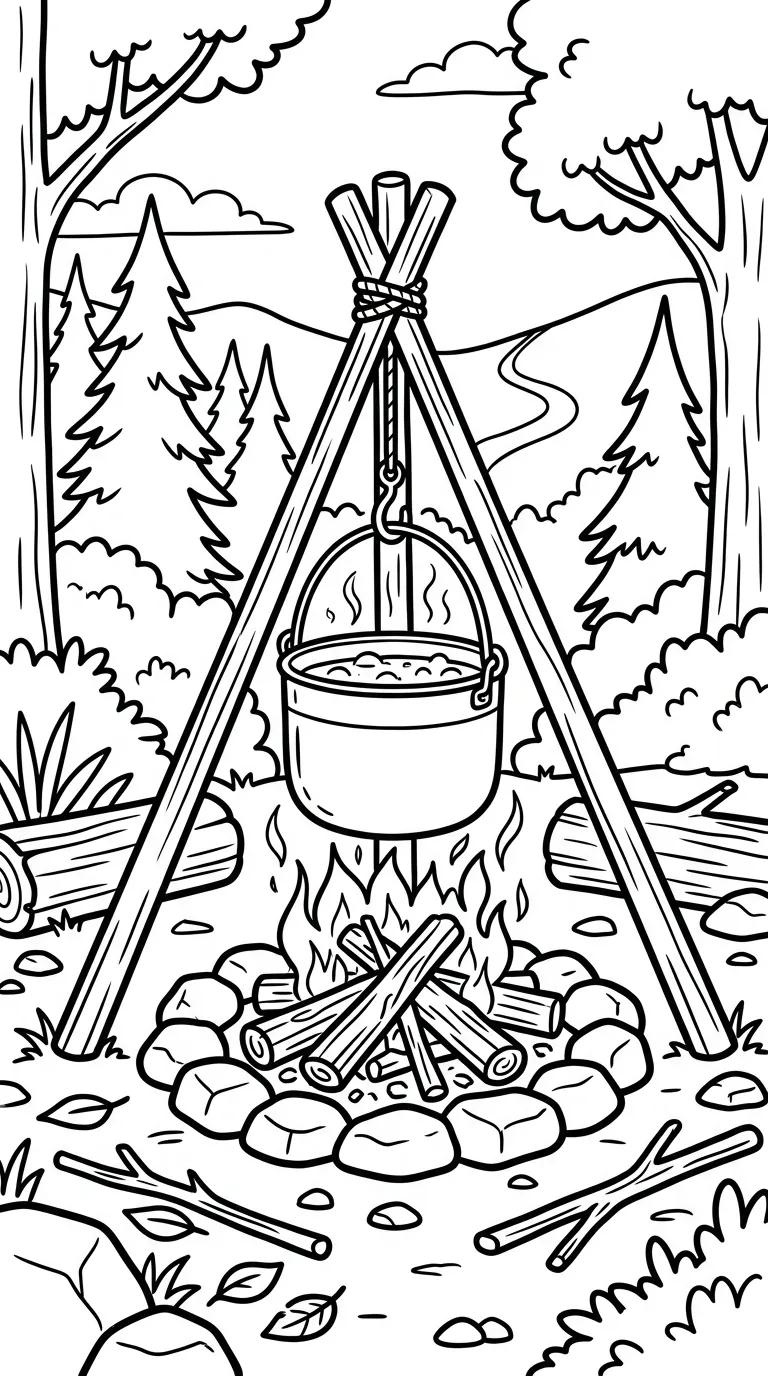 coloriage Casserole à imprimer pdf 1