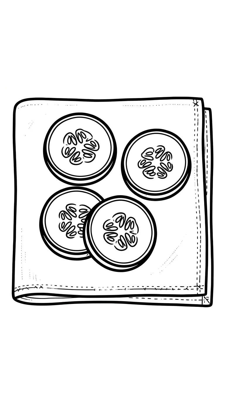coloriage Concombre gratuit pour enfants
