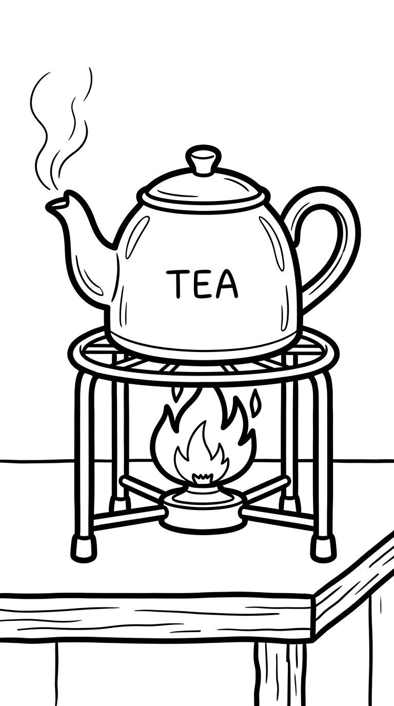 coloriage Feu pour enfants à télécharger