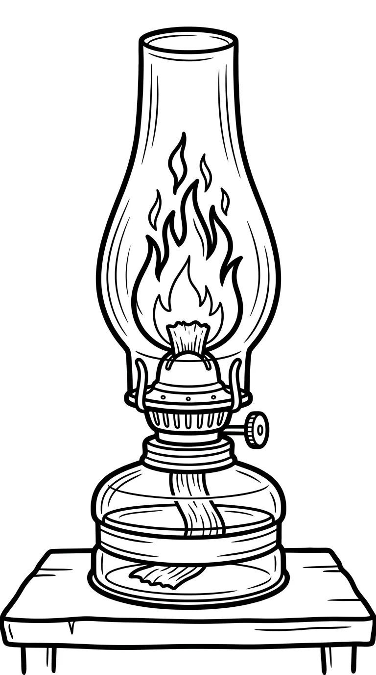 coloriage Feu a imprimer gratuit 2