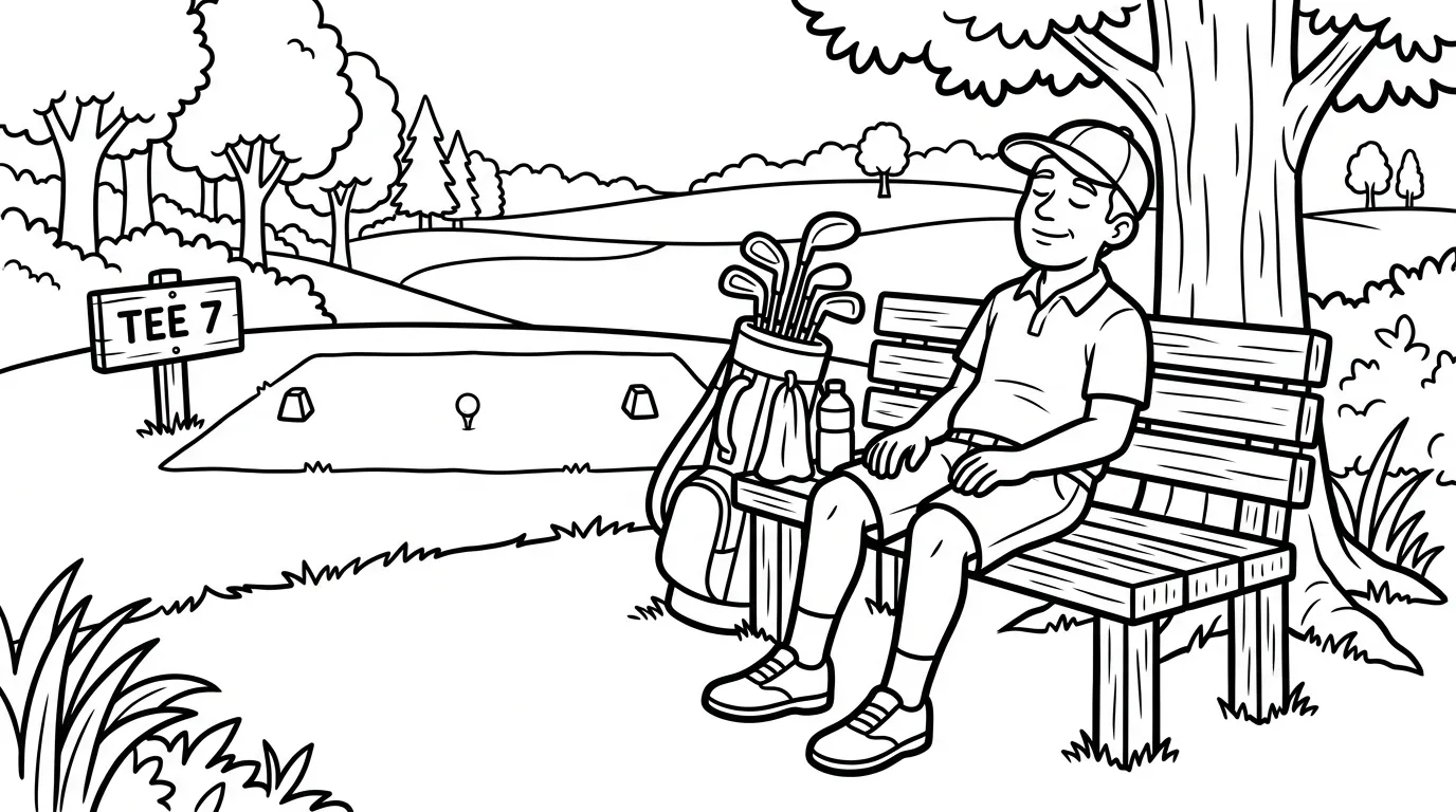coloriage Golf gratuit en ligne