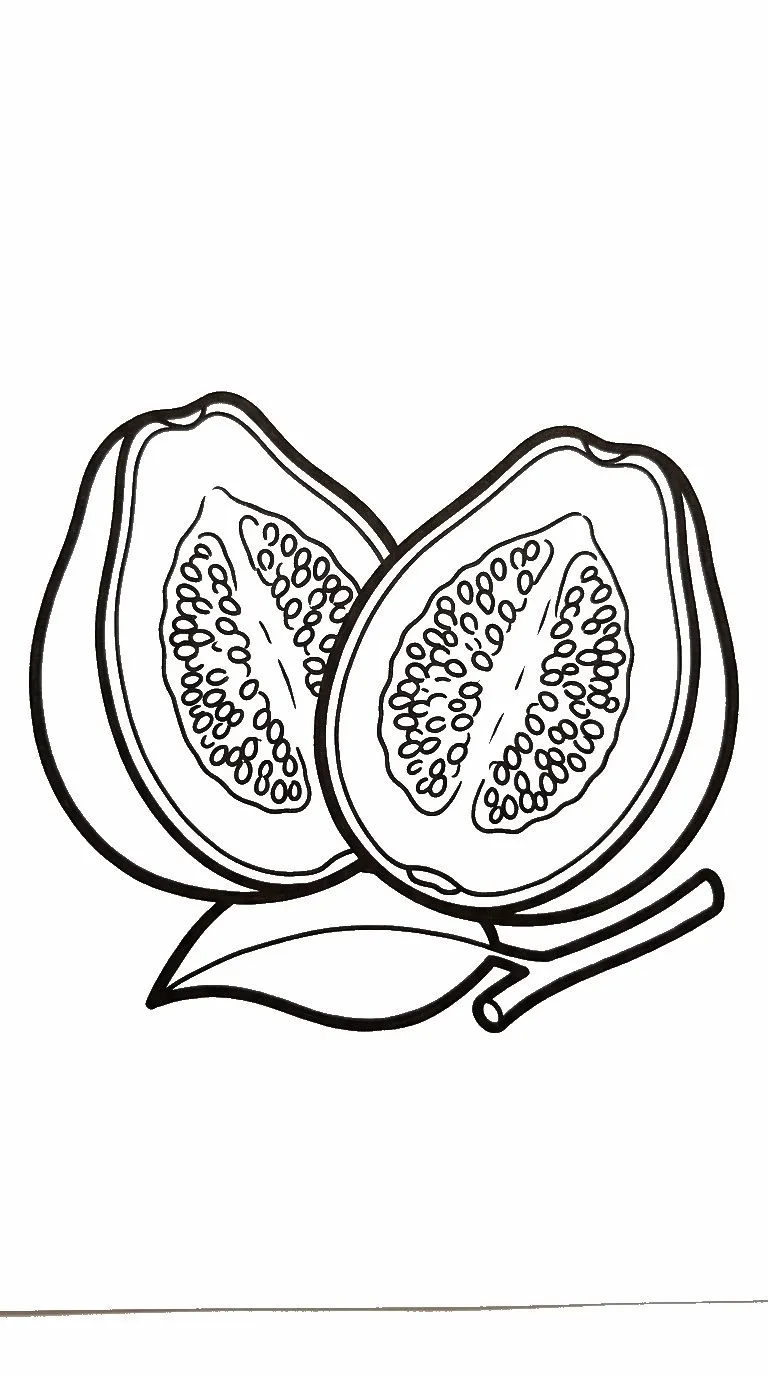 coloriage Goyave en ligne