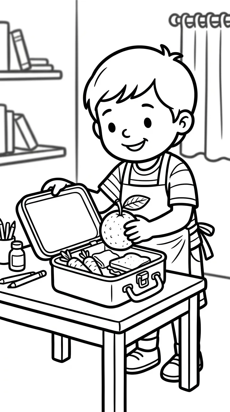 coloriage Goyave educatif pour enfant 1