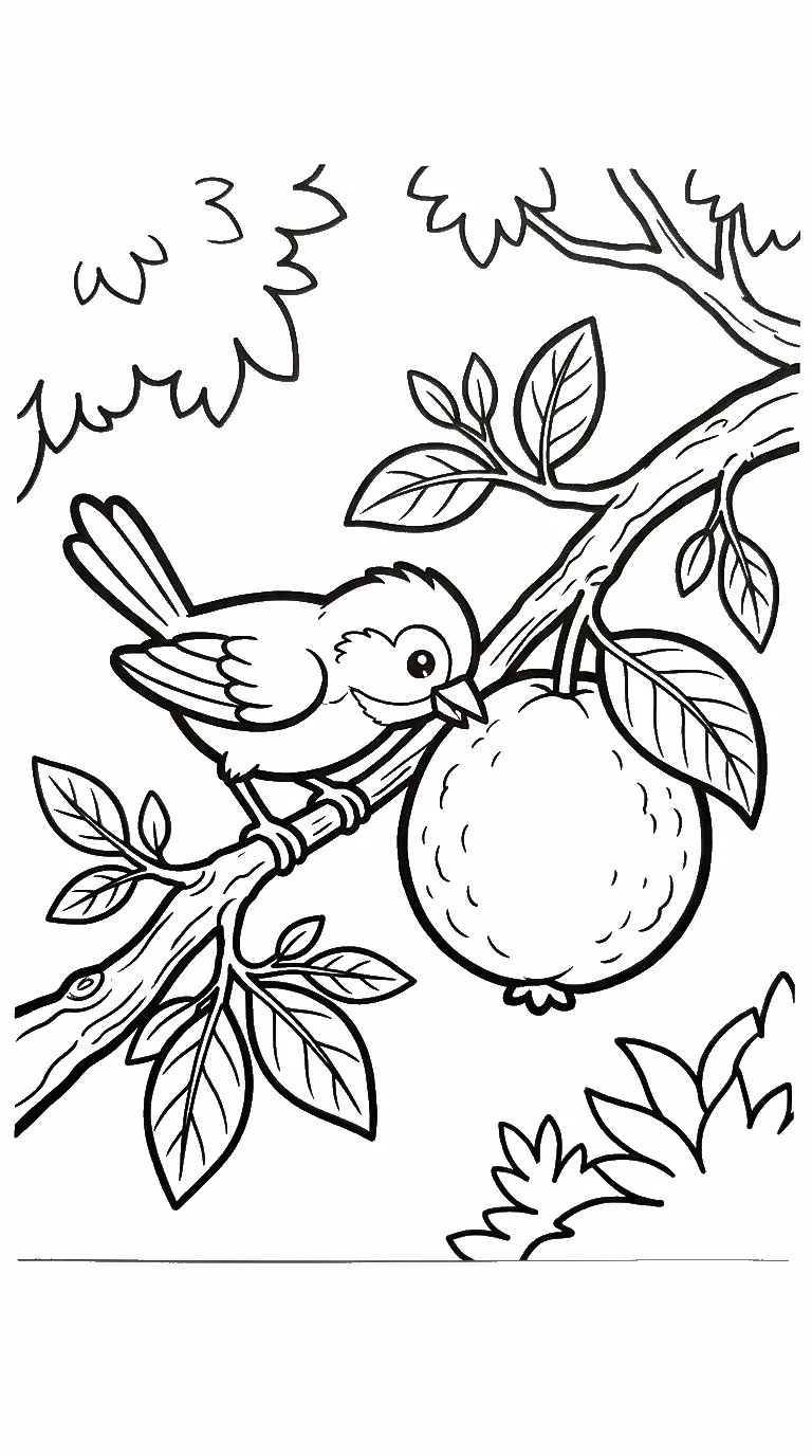 coloriage Goyave à imprimer