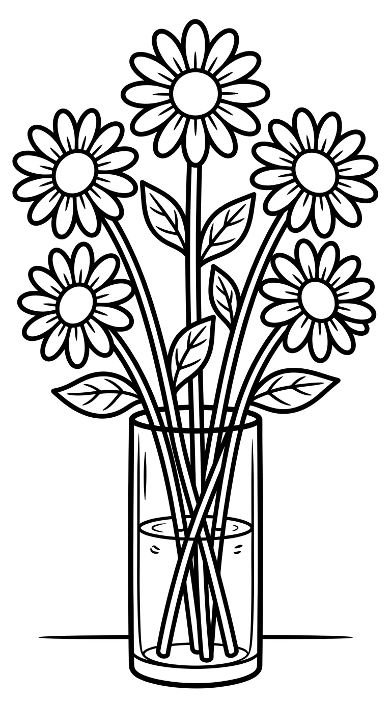 coloriage Marguerite gratuit