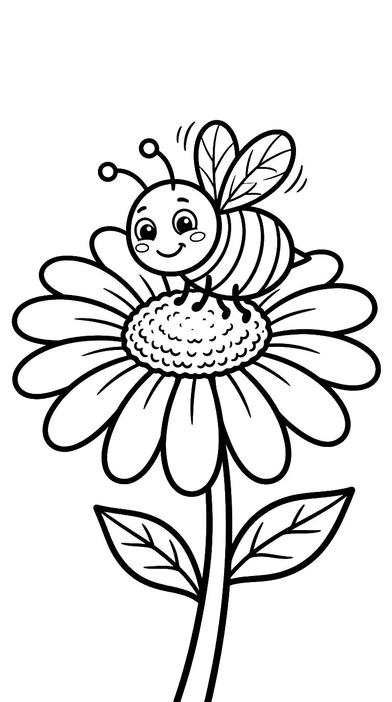 a imprimer coloriage Marguerite gratuit
