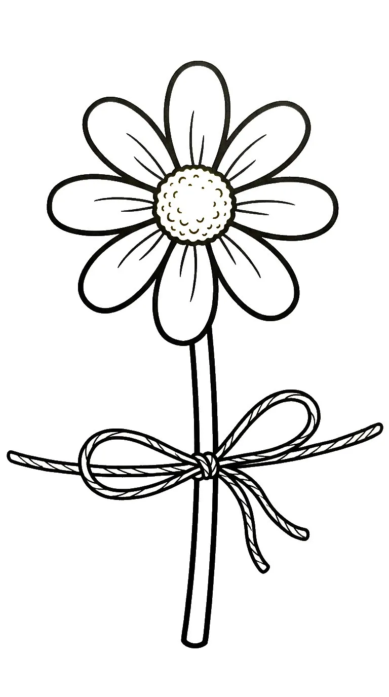 imprimer coloriage Marguerite
