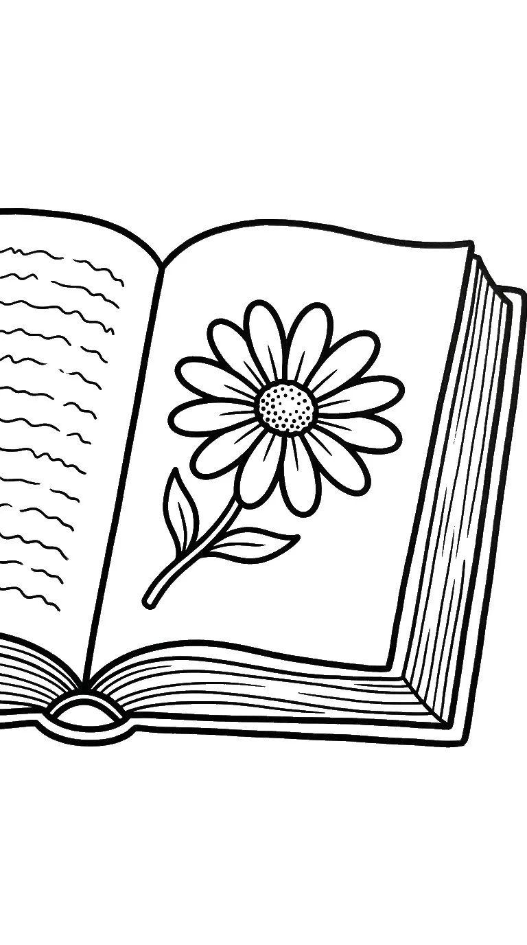 coloriage Marguerite pour enfant de 6 ans