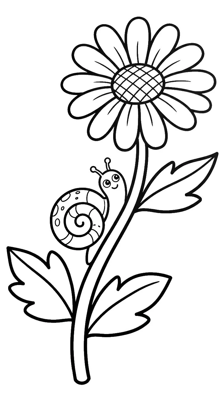 coloriage Marguerite à imprimer gratuit