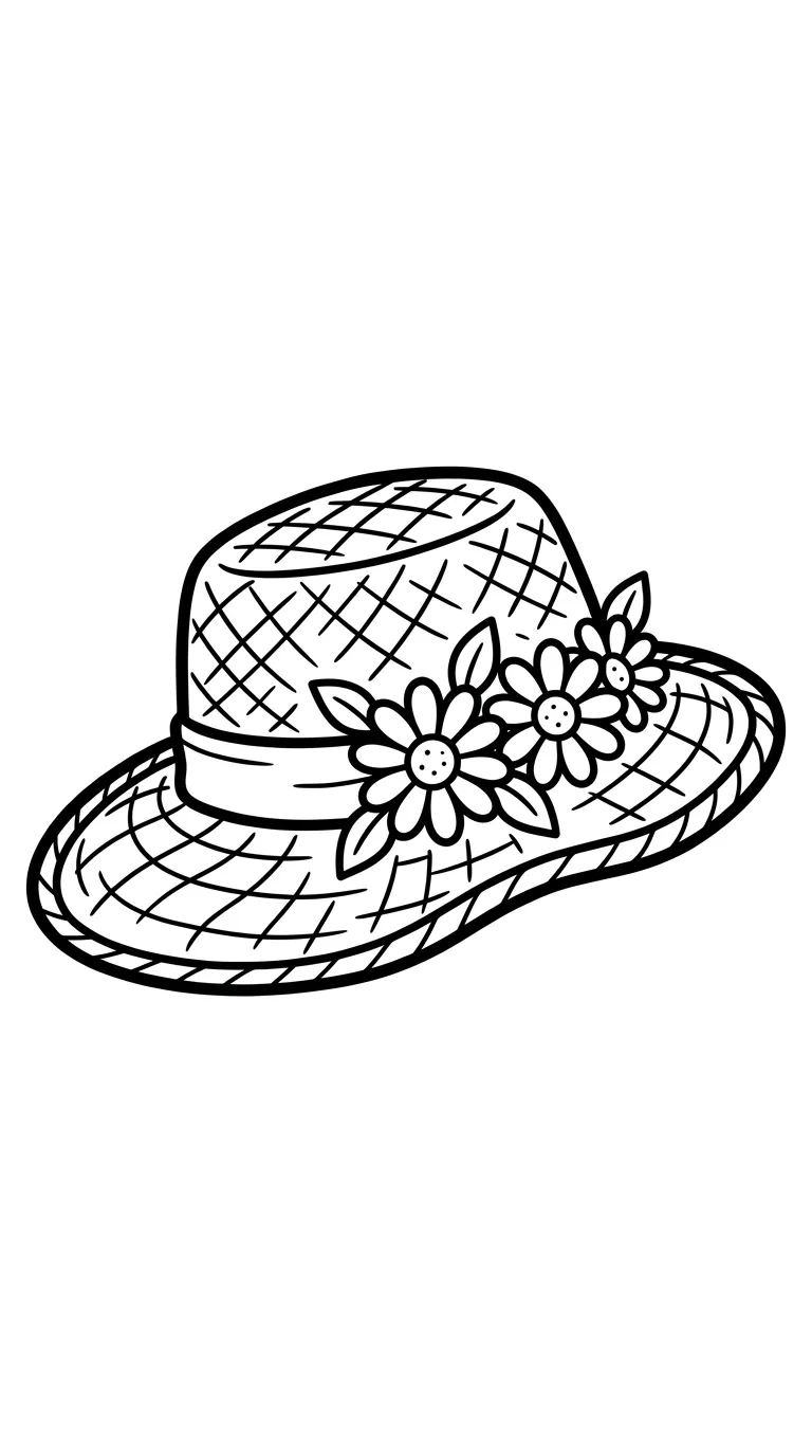 coloriage Marguerite pour enfants