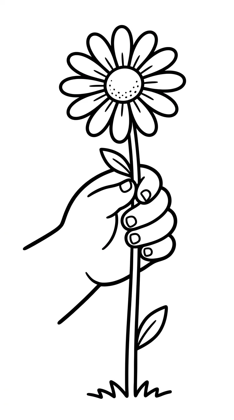 coloriage Marguerite gratuit a imprimer