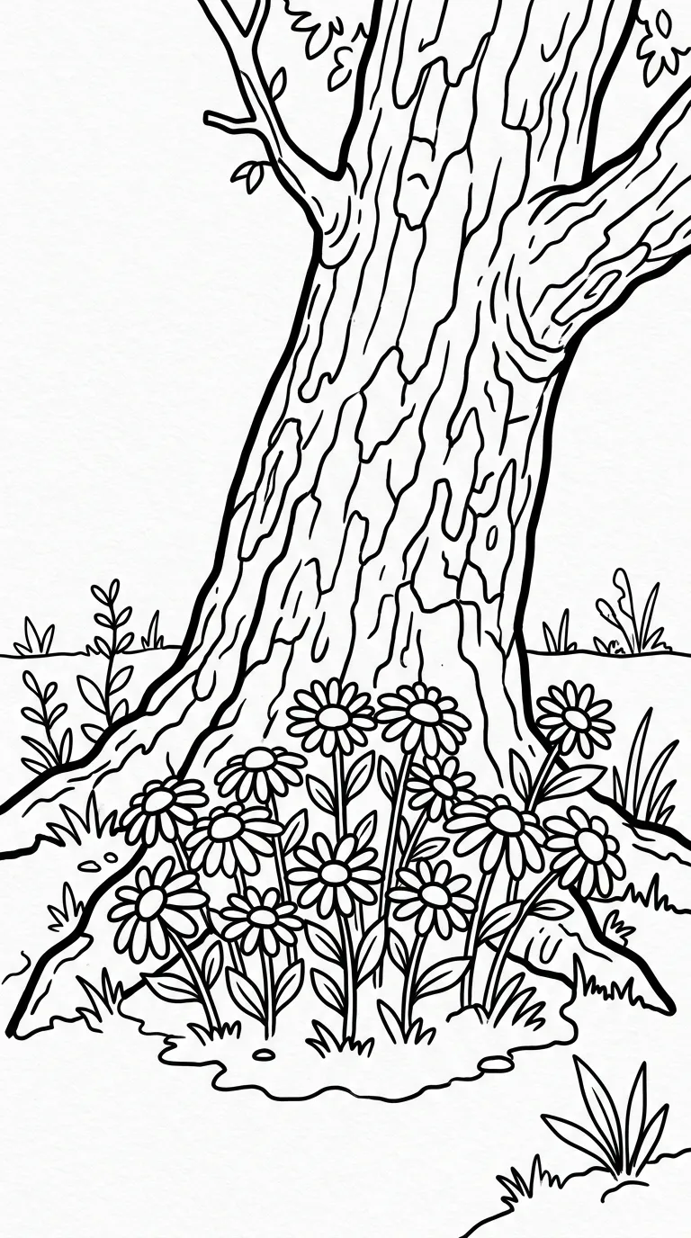 coloriage Marguerite pour enfant de 3 ans 1