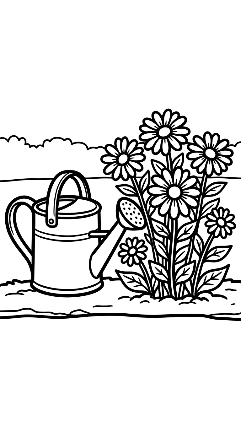 coloriage Marguerite en ligne