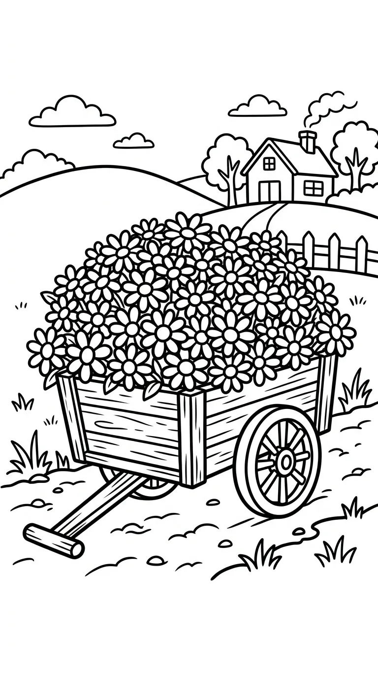 coloriage Marguerite a telecharger