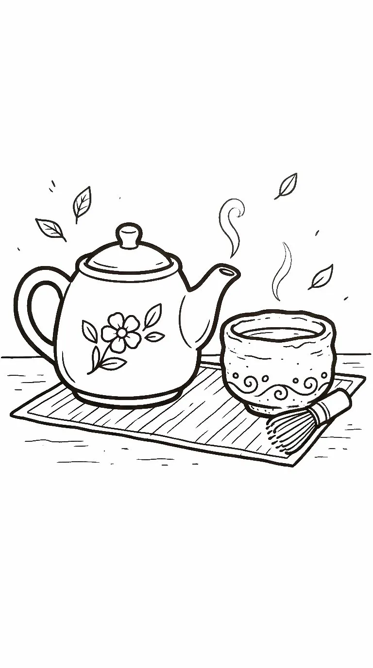 coloriage Matcha pour enfants