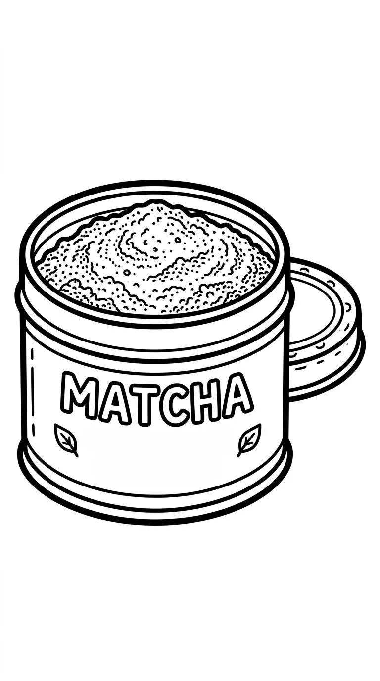 coloriage Matcha pour enfant de 7 ans 1