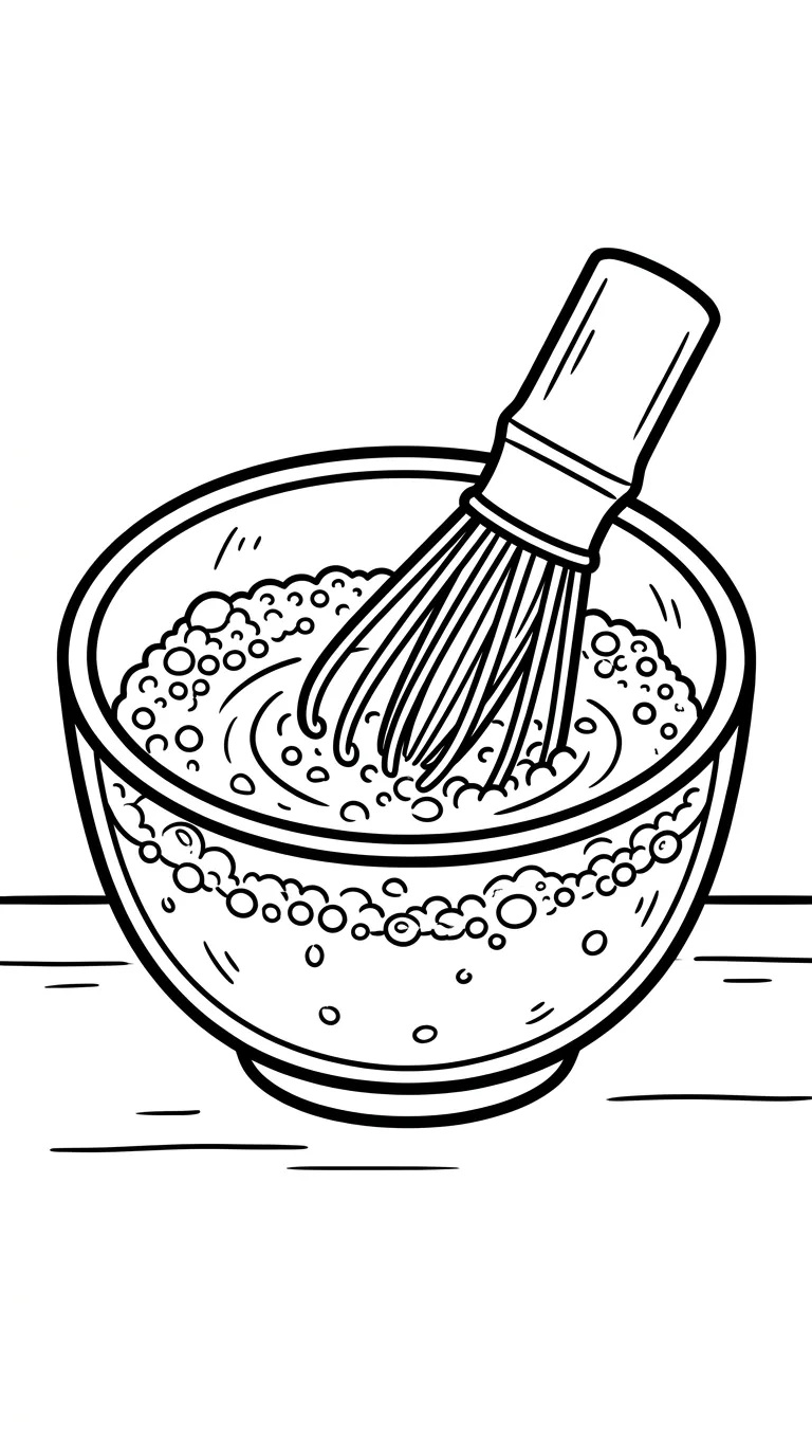 coloriage Matcha gratuit pour enfants 1
