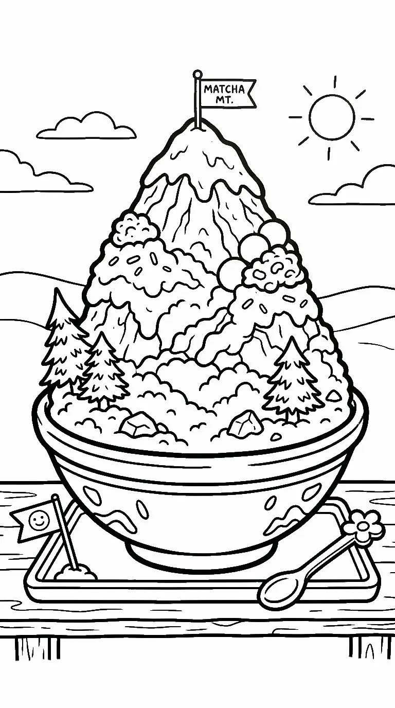 imprimer coloriage Matcha gratuit 2