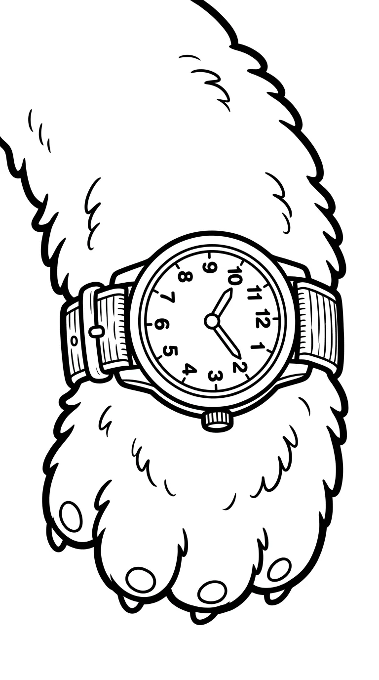 coloriage Montre a colorier en ligne
