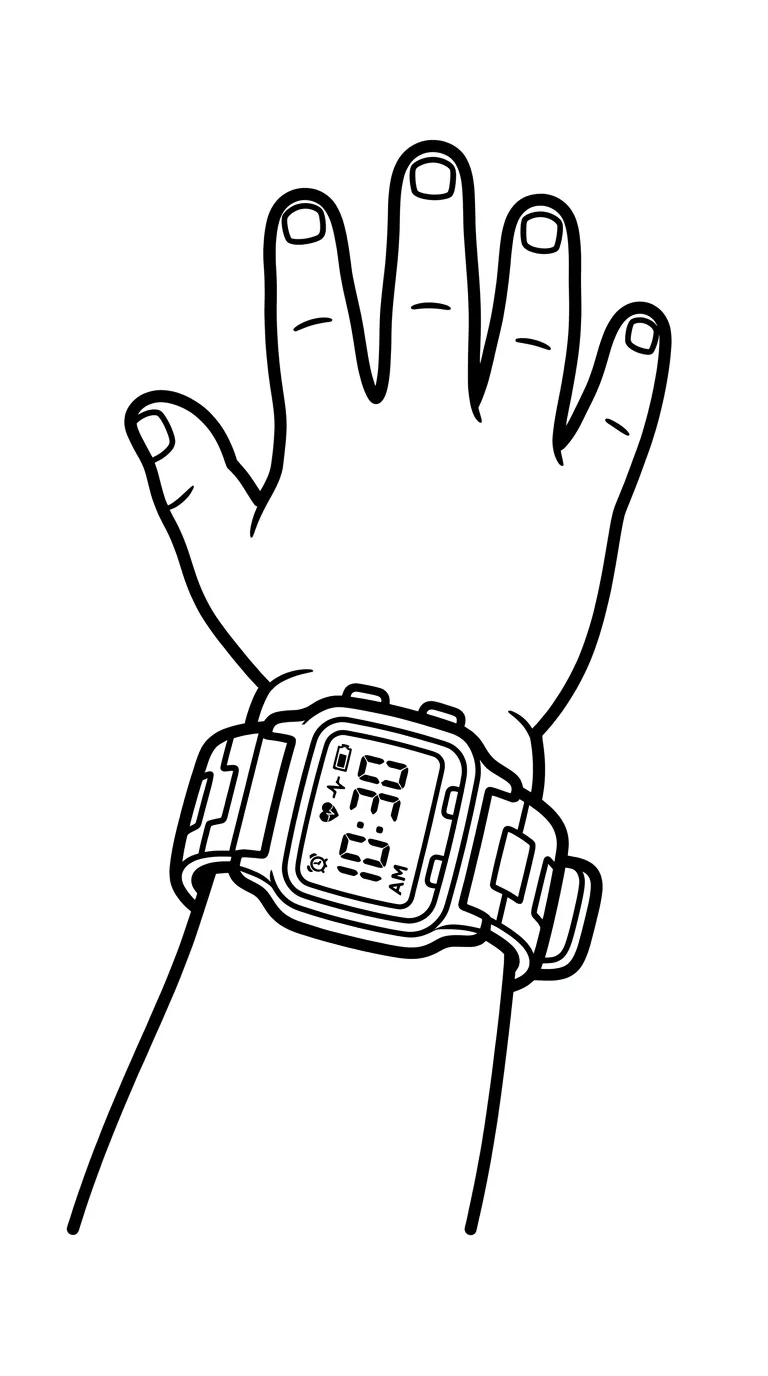 coloriage Montre a telecharger