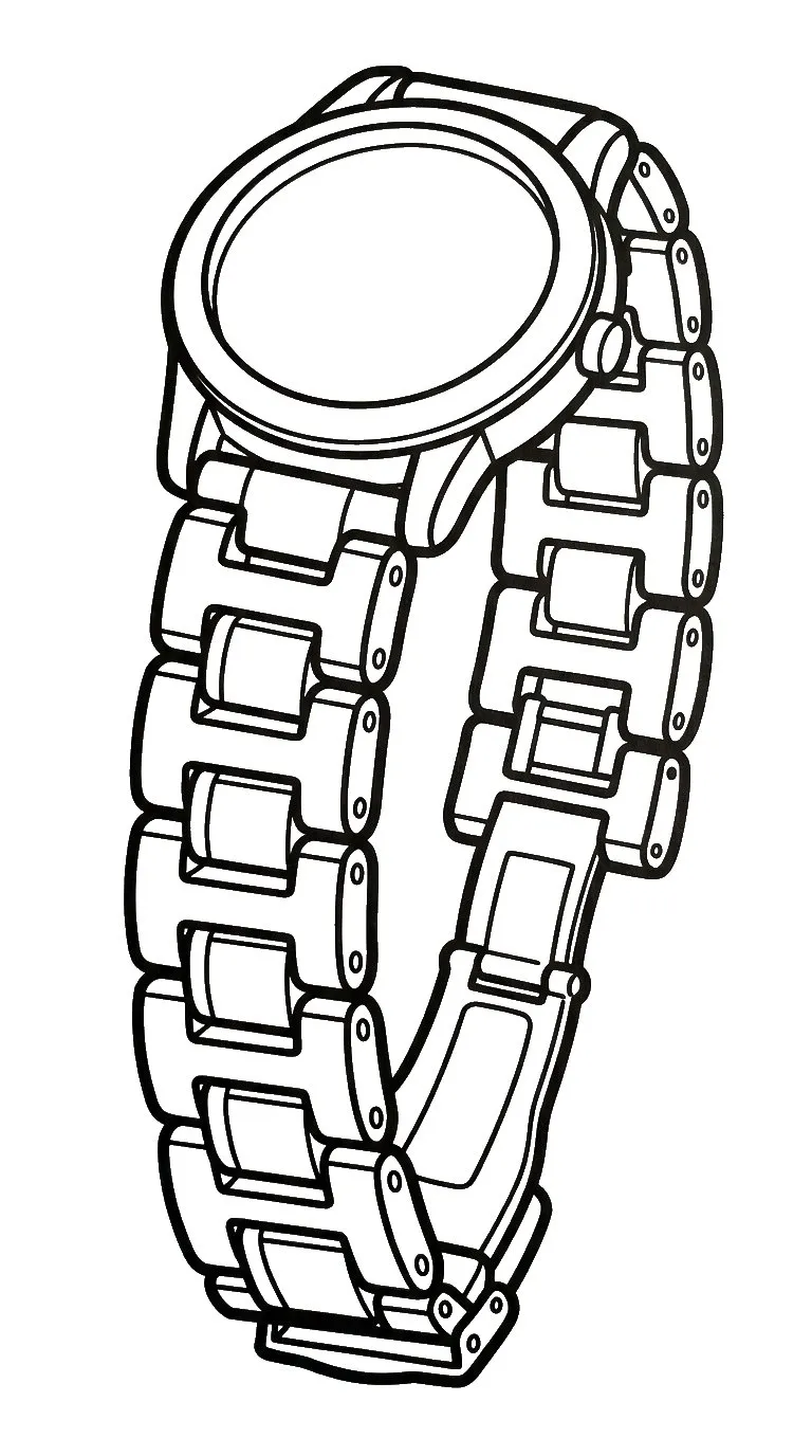 coloriage Montre a dessiner et imprimer