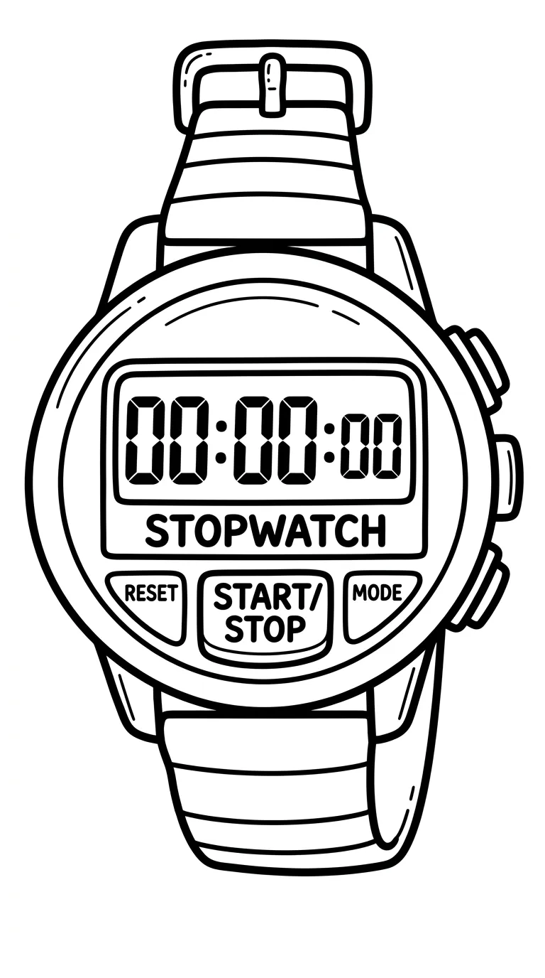 coloriage Montre en ligne