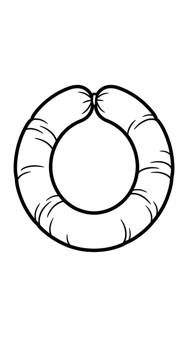 coloriage Saucisse pour enfant de 2 ans