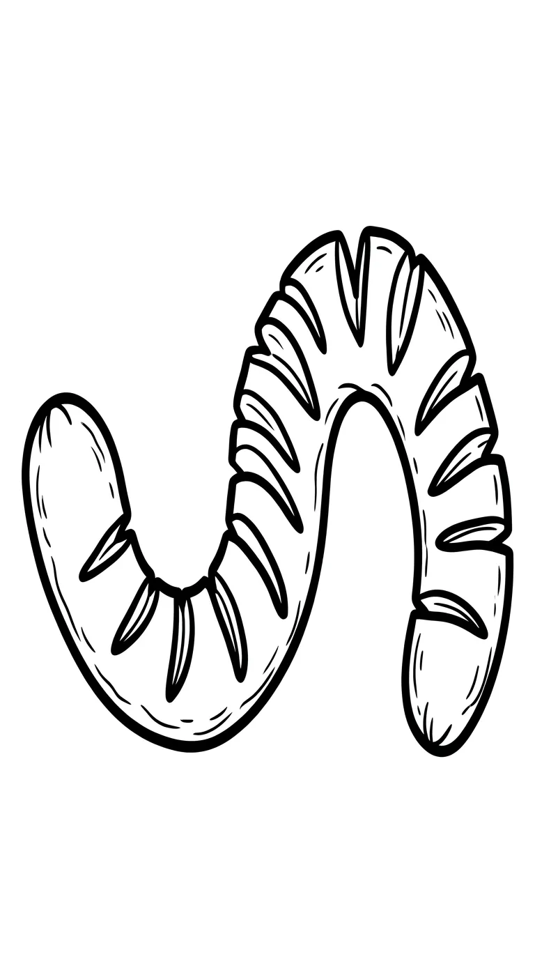 image pour coloriage Saucisse enfant